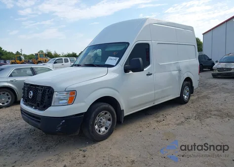 2018 Nissan Nv Cargo Nv2500 Hd S V6 z USA, uszkodzony, nr VIN 1N6BF0LY2JN811258